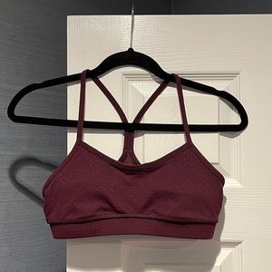 Lululemon Sports Bra in Merlot